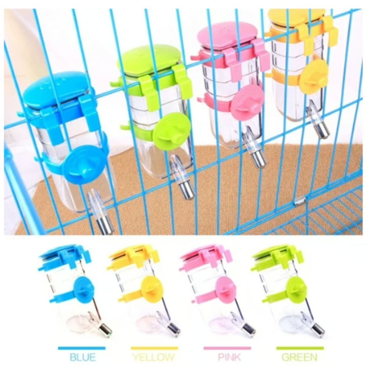 GENERICO - Botella Colgante Para Mascotas Portátil Para Mascotas