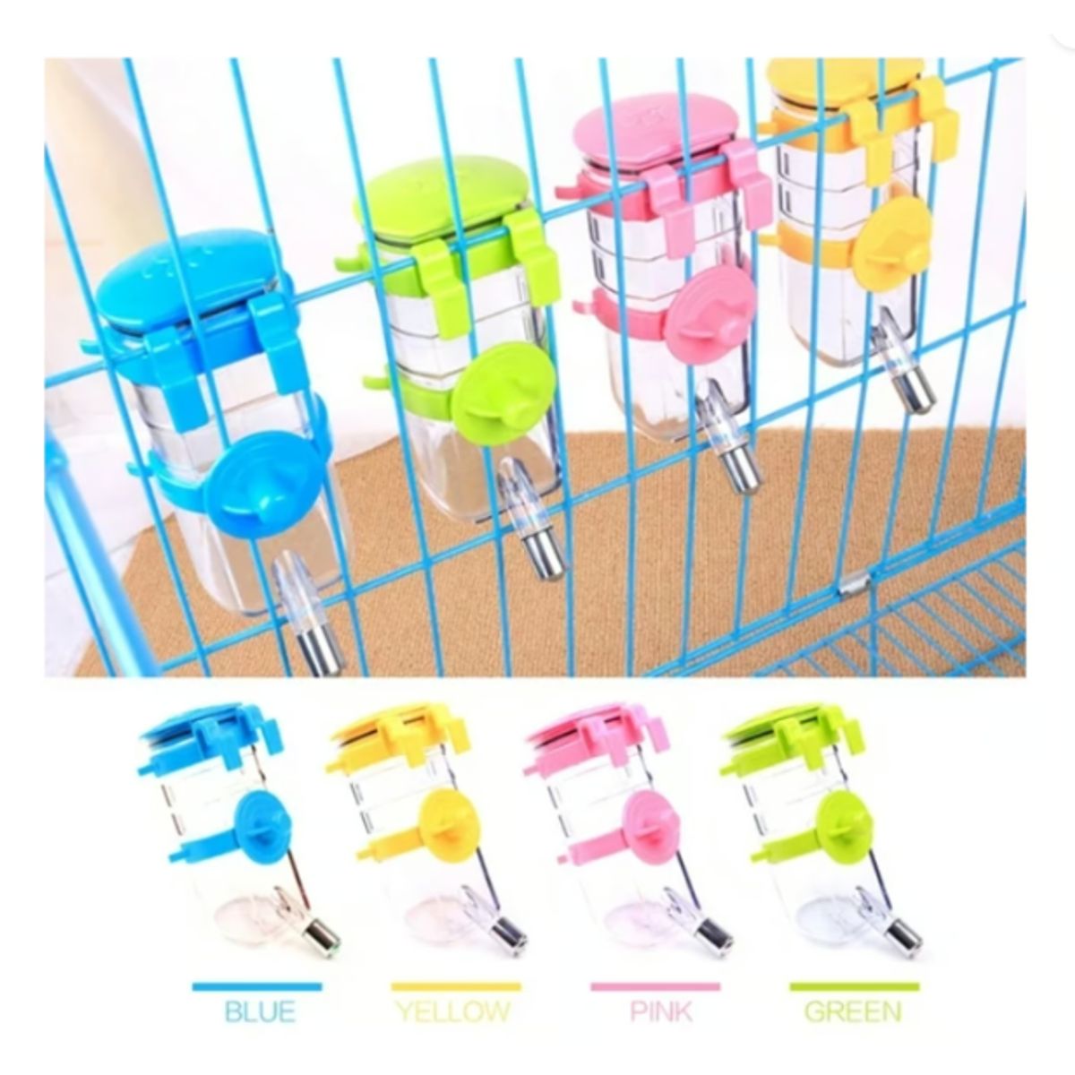 GENERICO - Botella Colgante Para Mascotas Portátil Para Mascotas