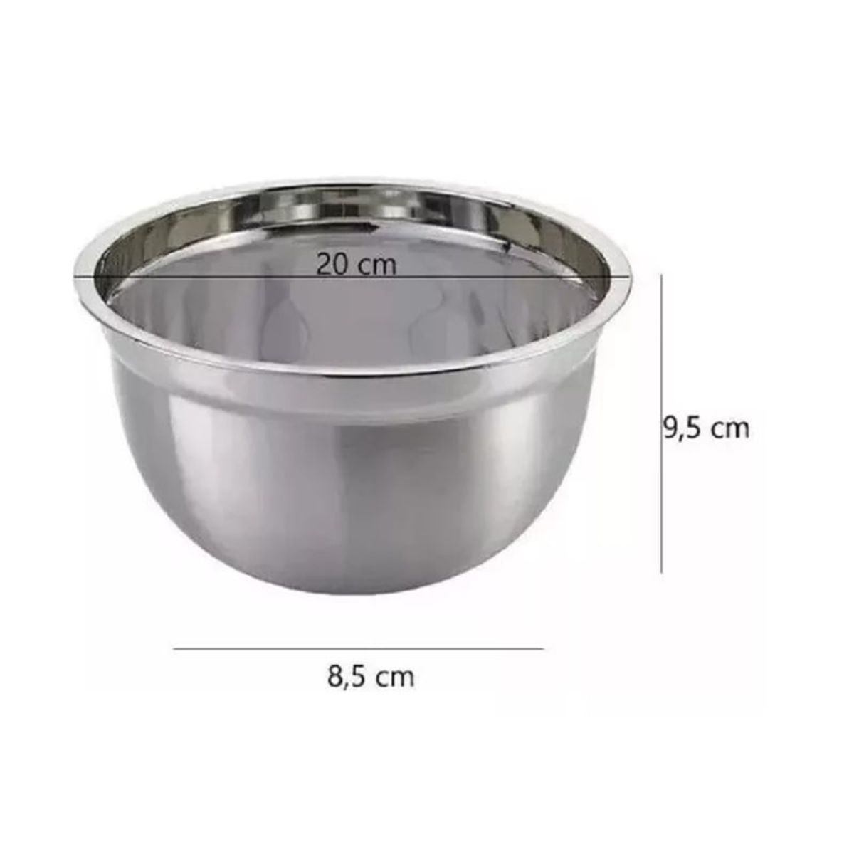 GENERICO - Pack 4 Bowls Repostería Cocina Ensaladas 20-24-28-32 Cm