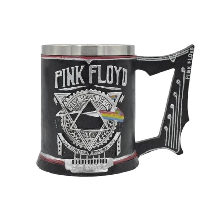 GENERICO - Tazón Taza 3d Resina Rock Pink Floyd Darkside Of The Moon - Negro