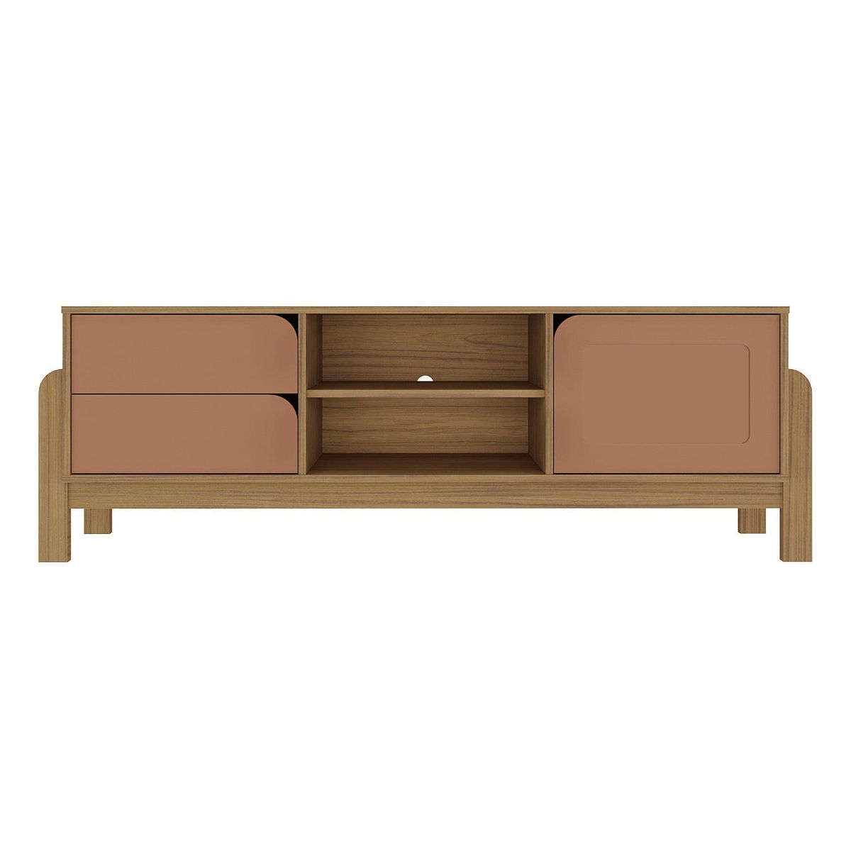 RODLER - Rack TV 65 Nature Terracota - Beige