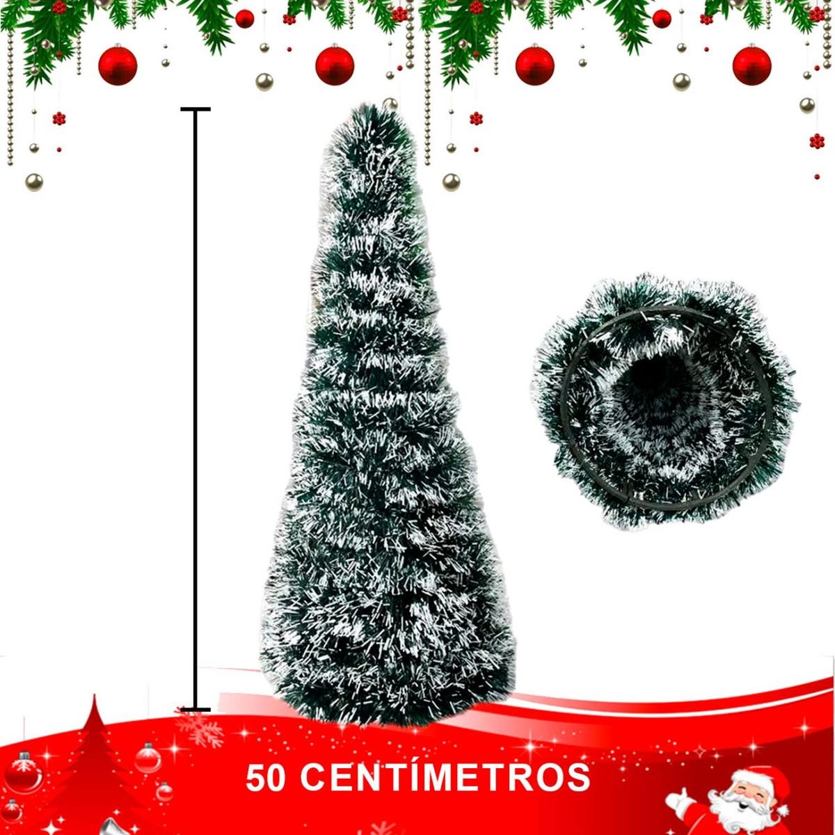 GENERICO - Arbol De Navidad Decorativo 50 Cm Interior-exterior Modelo04