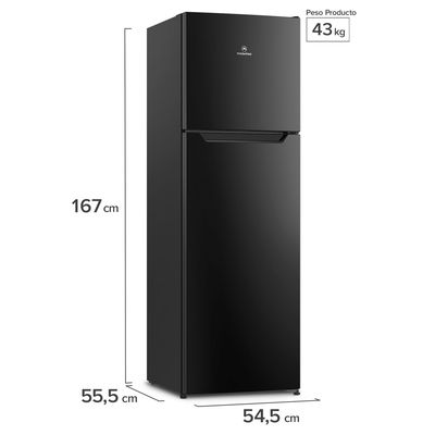 Imagen 2 del producto Refrigerador 247L No Frost Top Freezer Inverter Puerta Reversible Altus 1250B Negro