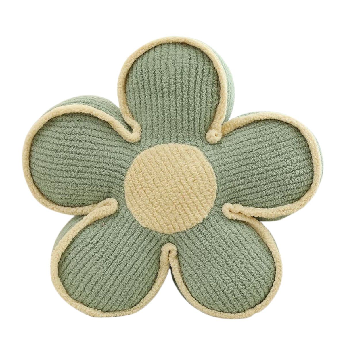 GENERICO - SET DE 2 COJINES DISEÑO FLOR COLOR AZUL…