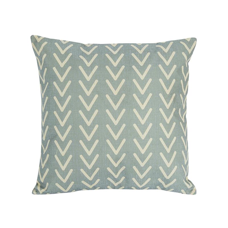 IMPORTCLICK - Cojín Relleno Estampado 45x45 CM Diseño Flechas Blancas