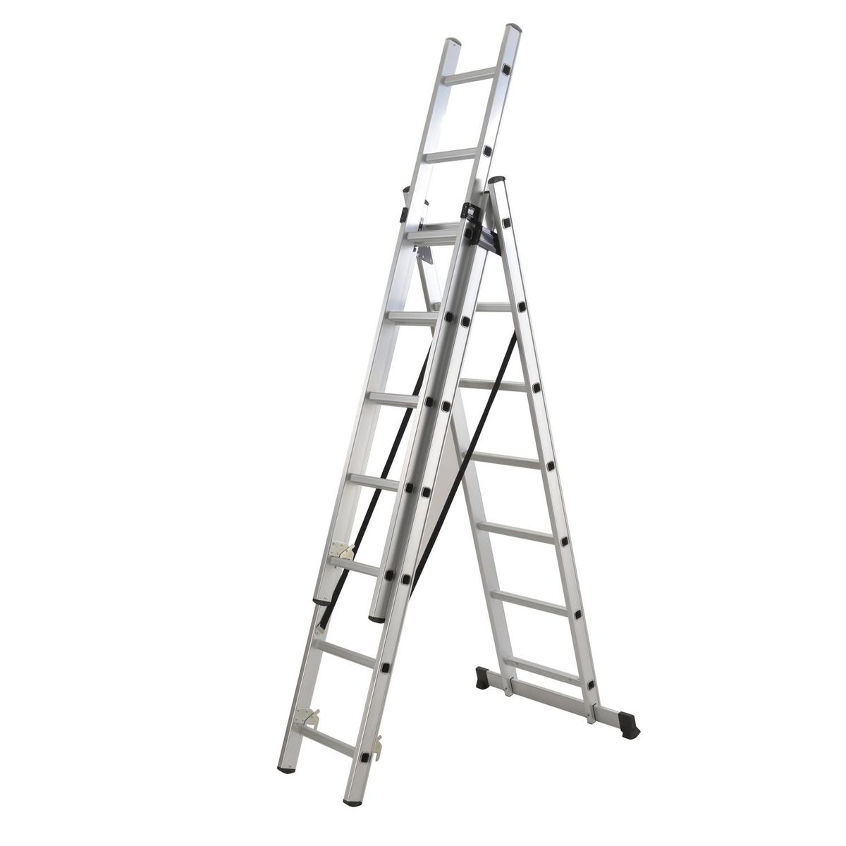 Escalera Extensible 3 Tramos Profesional 4,27 MT Everest, marca EVEREST - Foto Principal