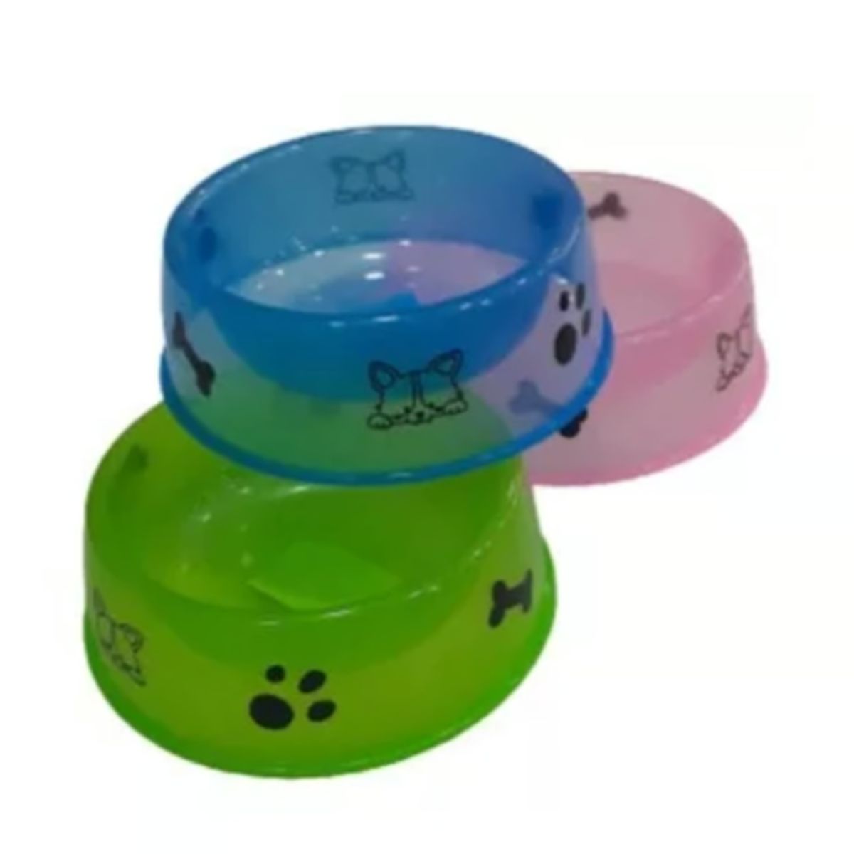 GENERICO - Tazon Plato Para Perros De Plastico Mascotas