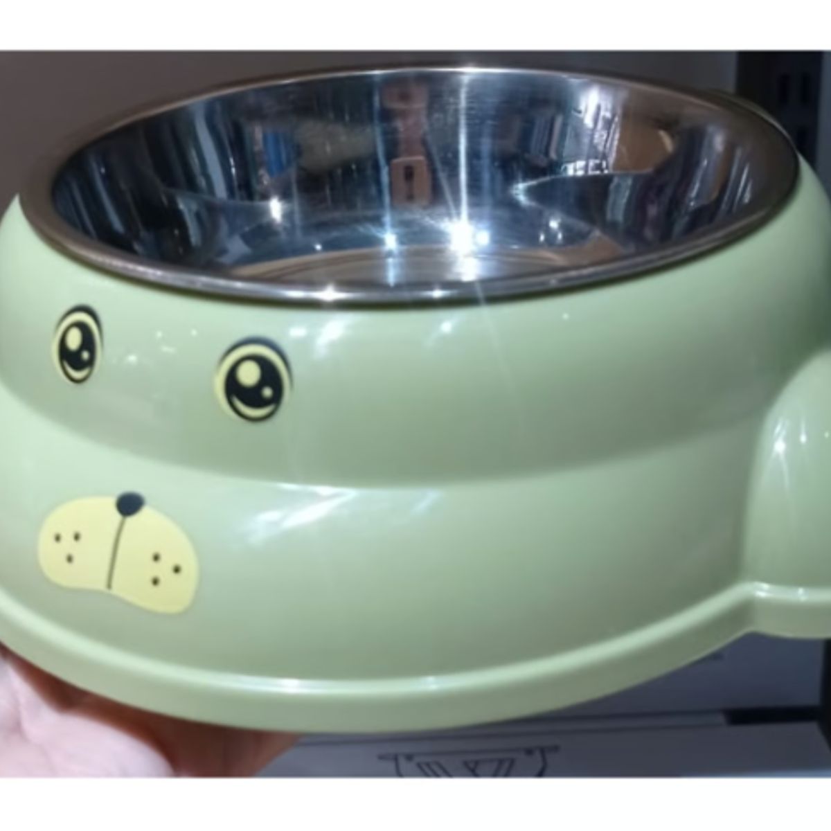 GENERICO - Plato Elevado Para Mascotas Perros Verde