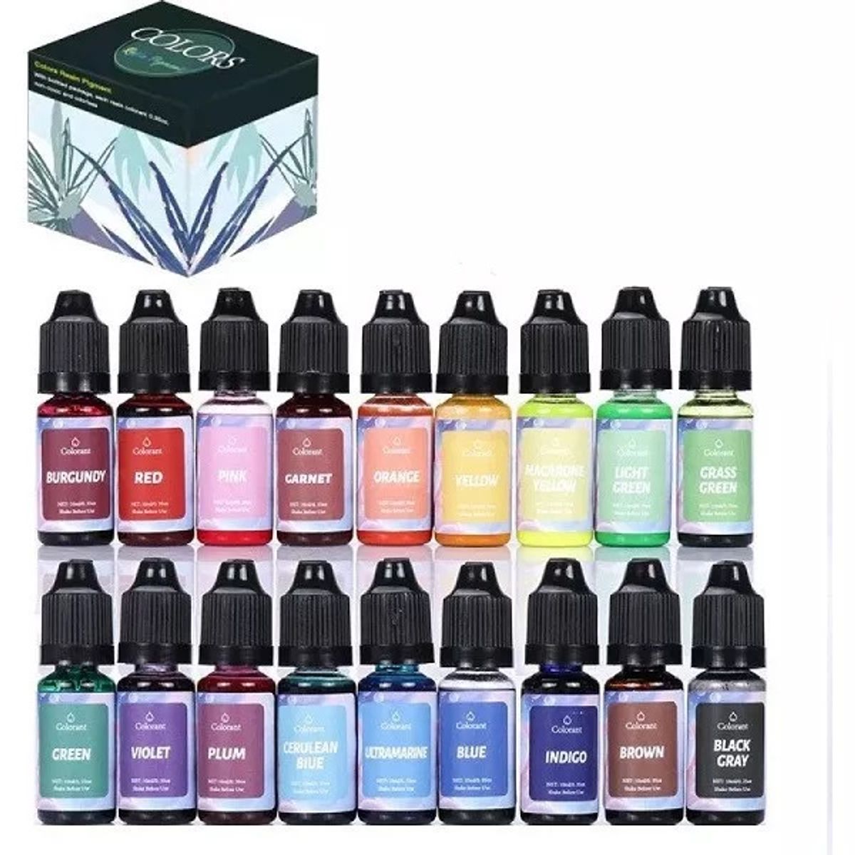 GENERICO - Colorante Para Vela Y Jabón Pigmento  18 Colores Pastel