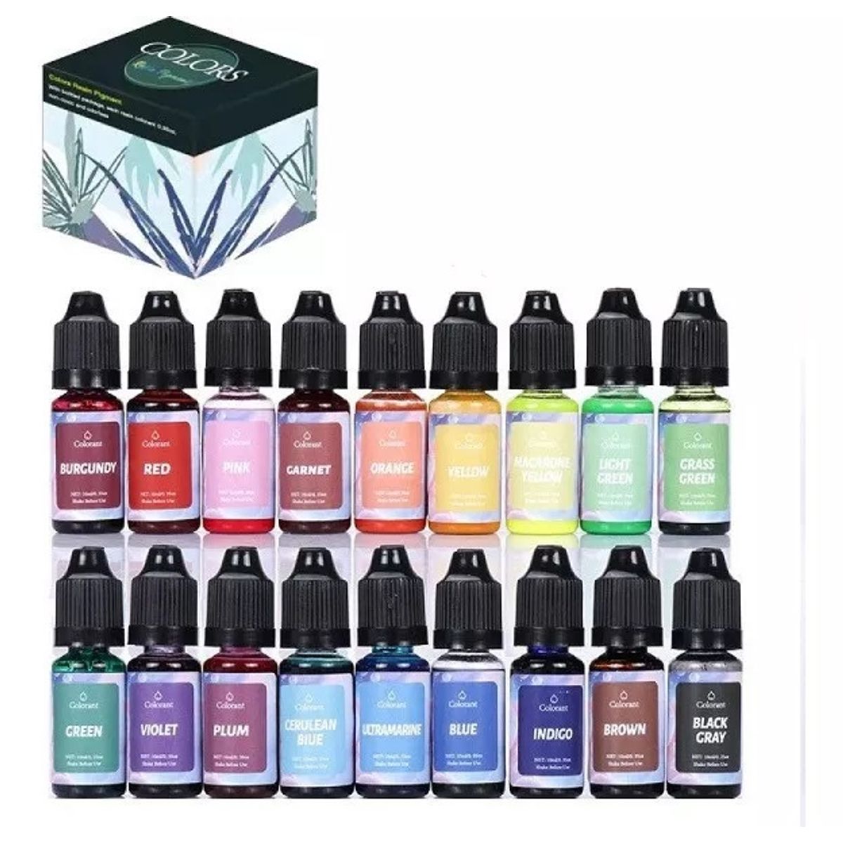 GENERICO - Colorante Para Vela Y Jabón Pigmento  18 Colores Pastel