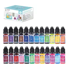 GENERICO - Colorante Para Vela Y Jabón Pigmento Colores Fluorescente 24