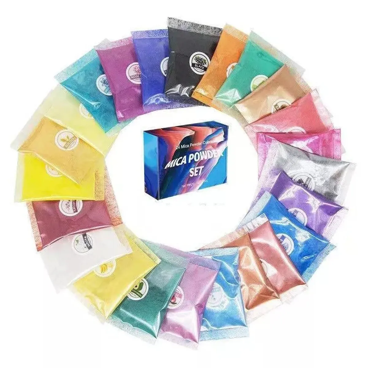GENERICO - Pigmento Polvo Resina Epoxi Y Uv Colorante Color Solido 24