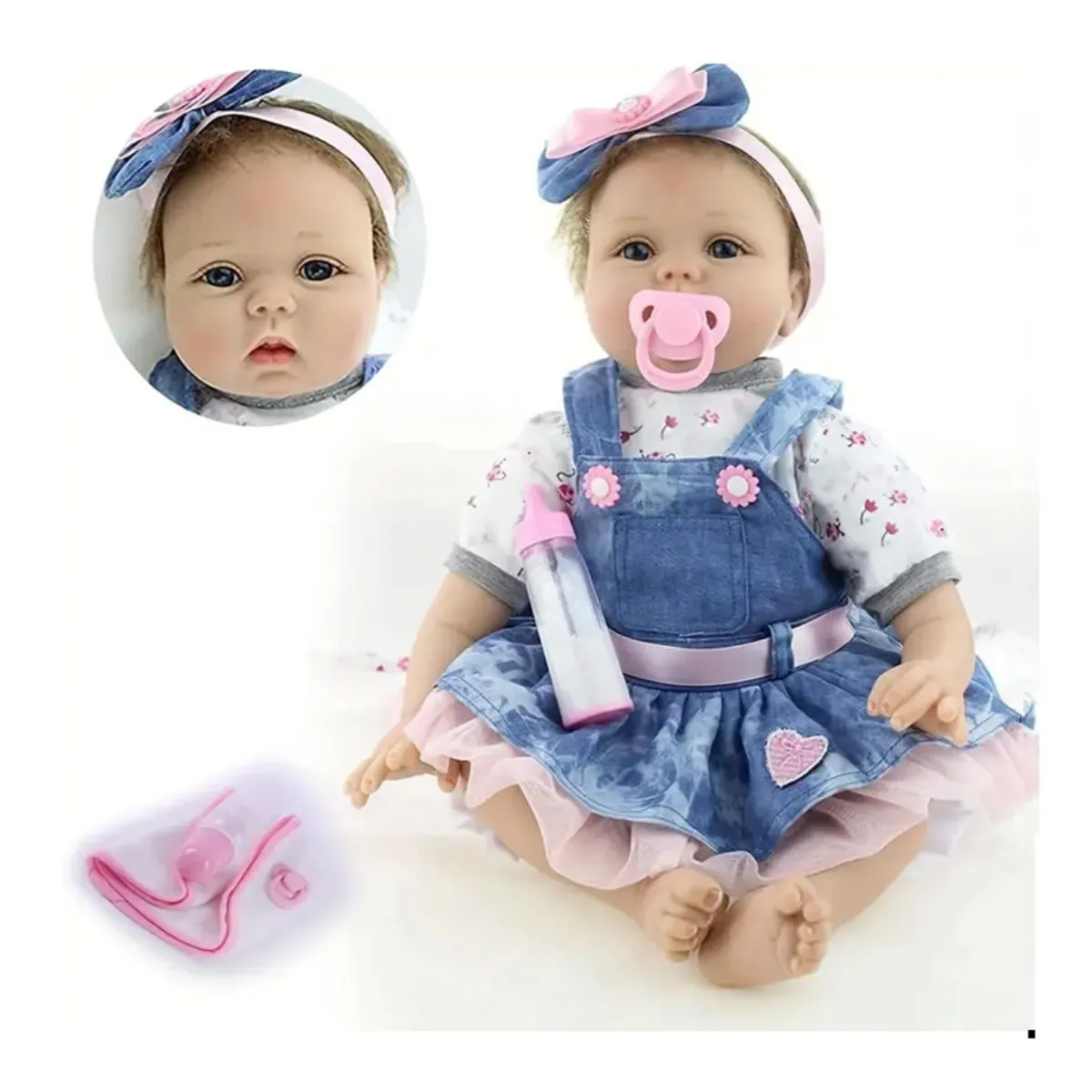 MUÑECAS REBORN - Muñeca Realista Bebé Reborn 55 Cm