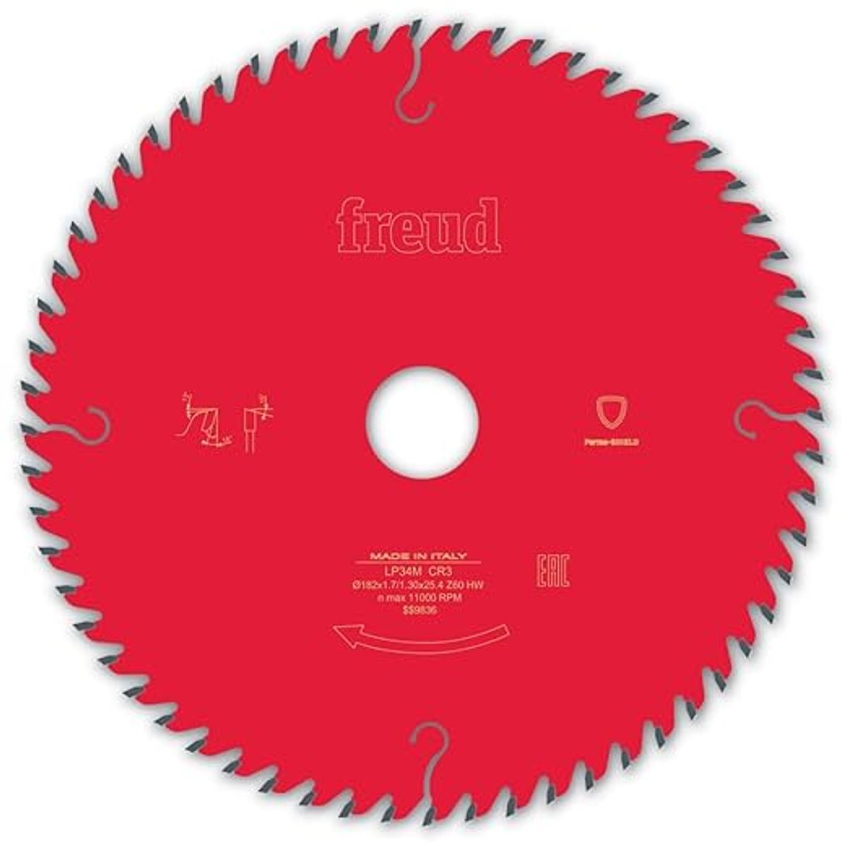 FRED - Disco de Sierra Circular PAluminio 190mm 56D FR13A001H Freud