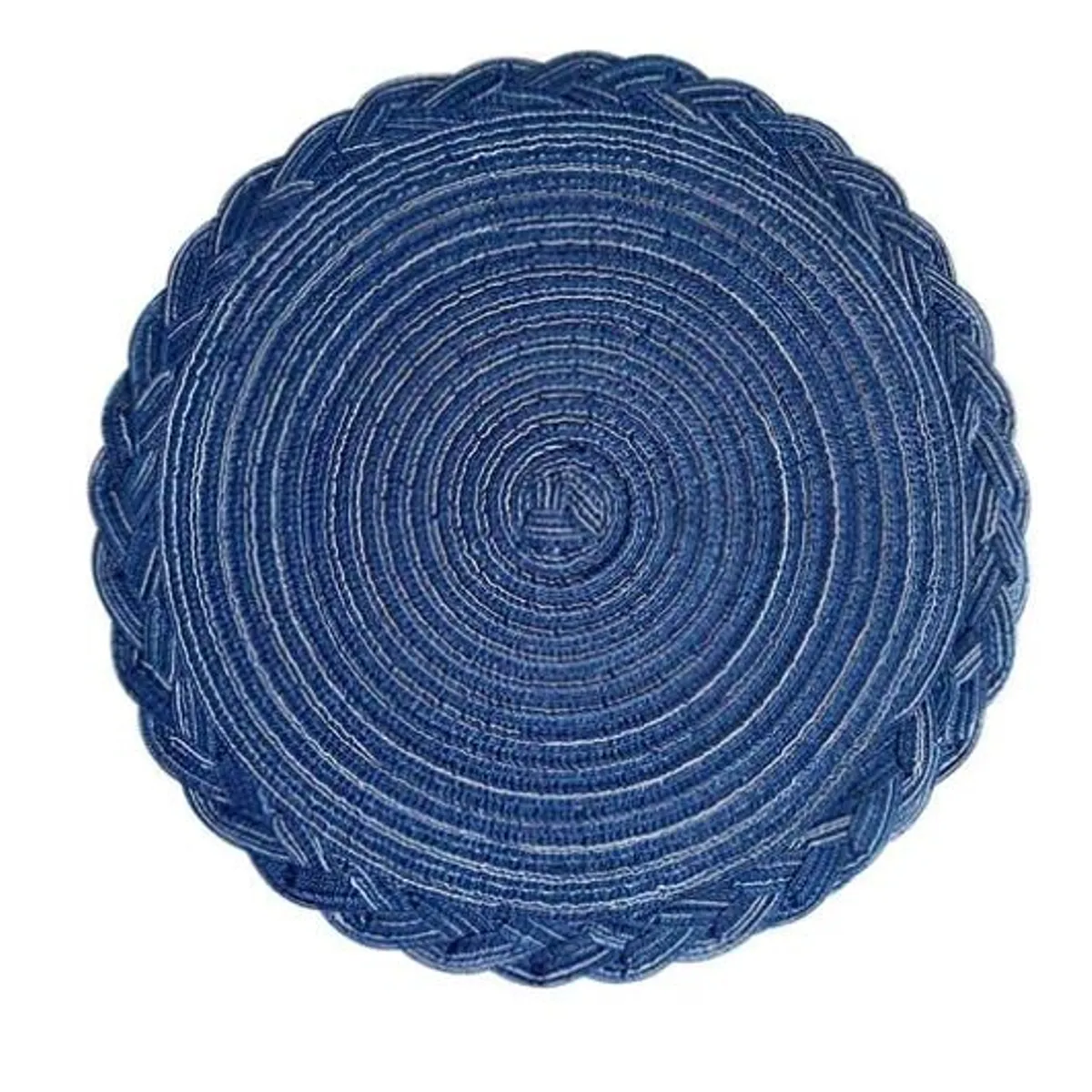 IDEEHOUSE - Set De 6 Individuales Redondos Trenzados 38cm