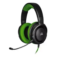 CORSAIR - Auriculares gamer HS35 stereo carbon verde