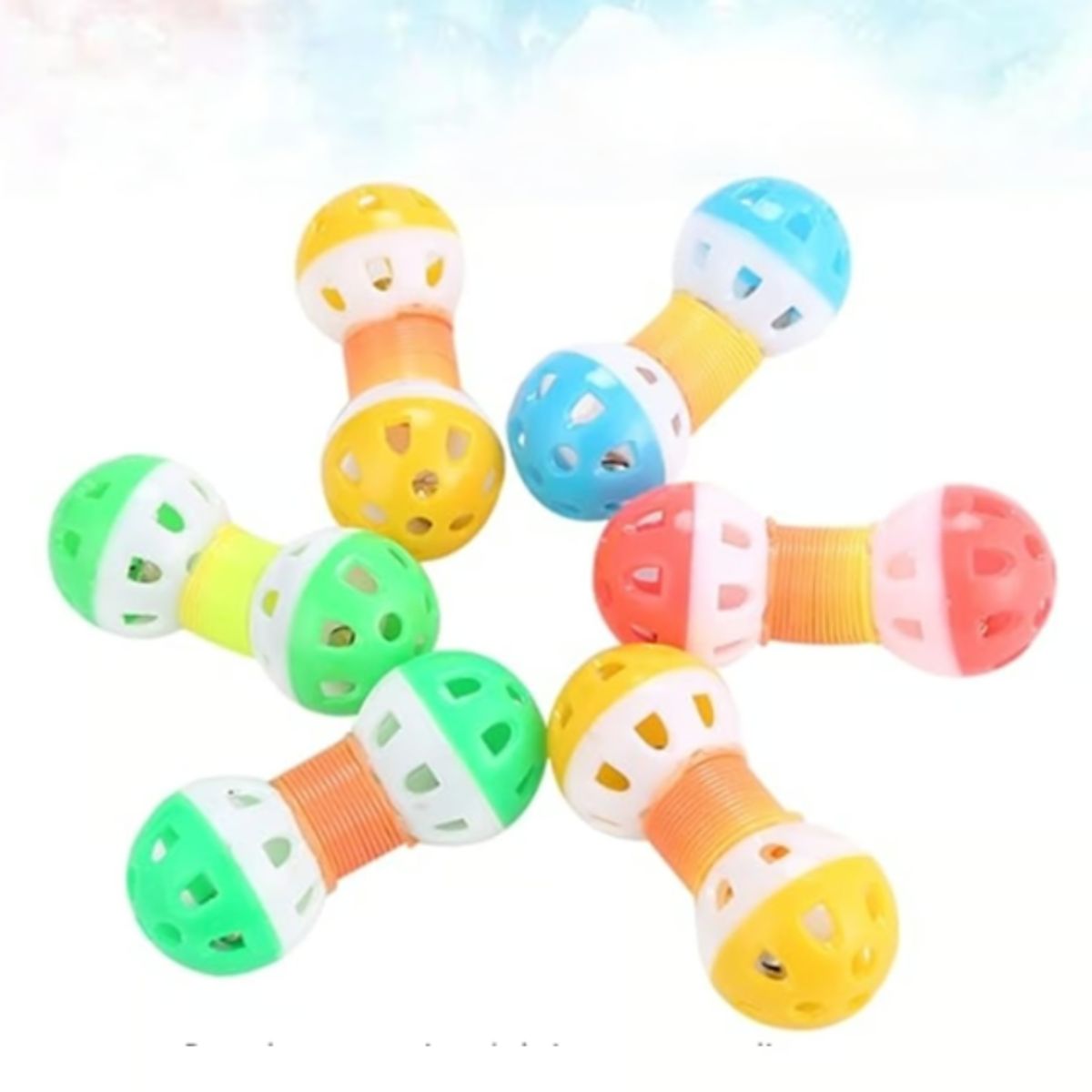 GENERICO - Juguete Para Gato Set 3 Pelotitas Para Mascota Plastico