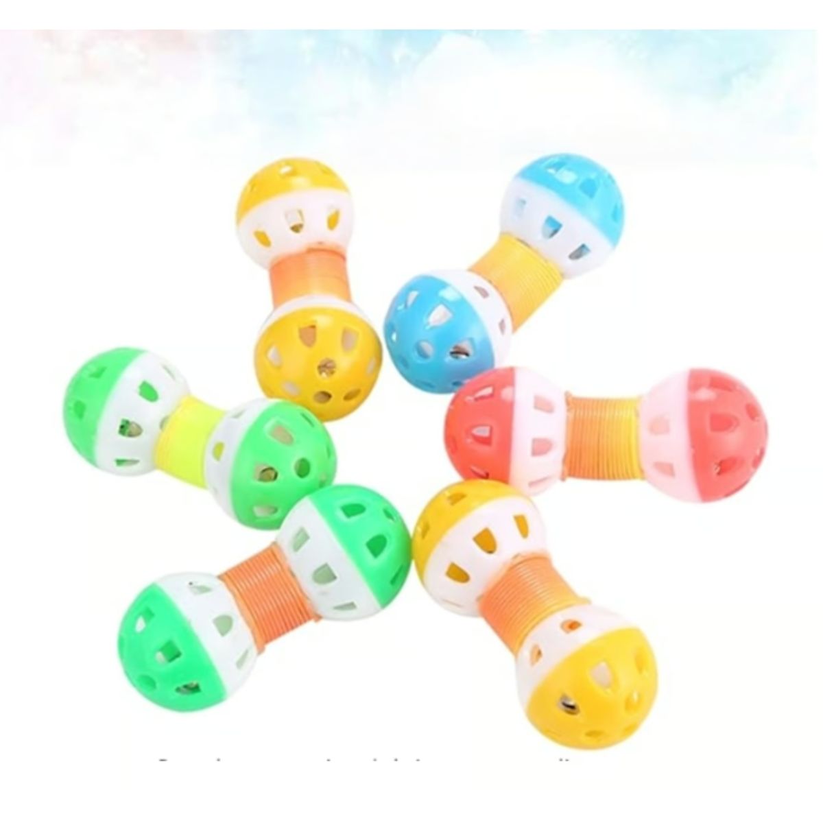 GENERICO - Juguete Para Gato Set 3 Pelotitas Para Mascota Plastico