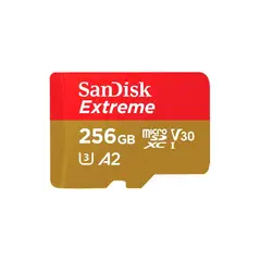 SANDISK - Memoria Micro SD Extreme 256GB 190mbs U3 V30 4K UHD