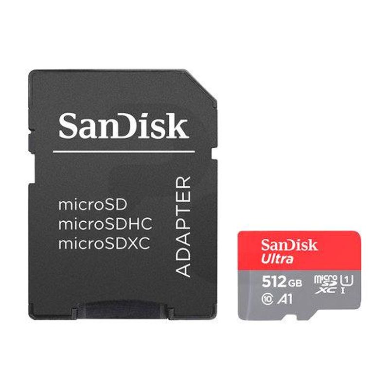 SANDISK - Tarjeta de Memoria Sandisk Ultra Micro SD 512GB 150Mbs A1
