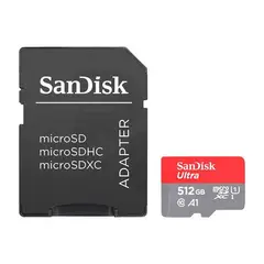 SANDISK - Tarjeta de Memoria Ultra Micro SD 512GB 150Mbs A1