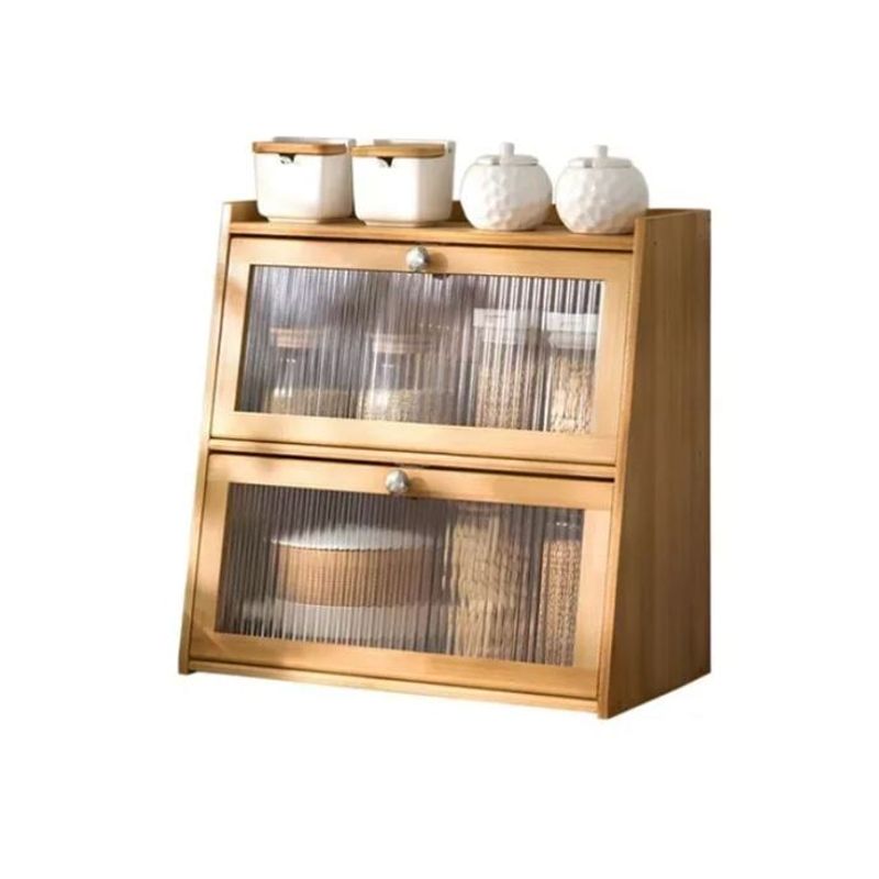 GENERICO - Despensa Organizadora De Cocina Bambú Multiuso De 3 Niveles