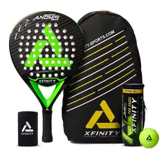 XFINITY - PACK PADEL PALA ANOMIS - MOCHILA - MUÑ -PELOTAS