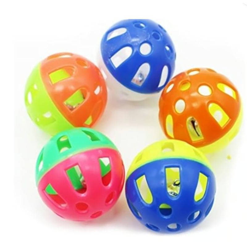 GENERICO - Bola De Traqueteo De Plástico Con Campana Para Gatos Set 3