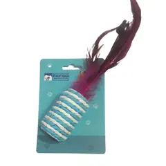 GENERICO - Juguete Rollito Para Gatos Con Plumas
