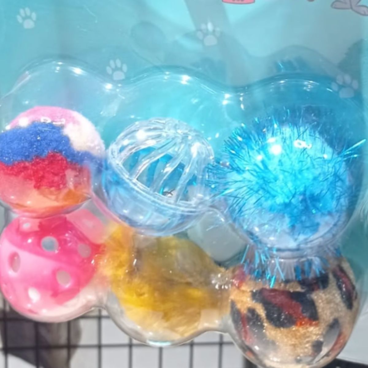 GENERICO - Mini Bolas De Juguete Para Gatos Set De 6