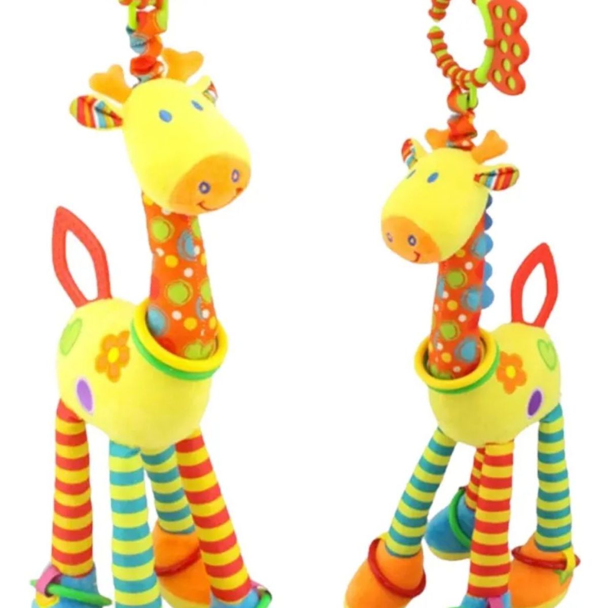 GENERICO - Peluche Sensorial Jirafa Con Sonajero Para Bebe