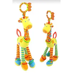 GENERICO - Peluche Sensorial Jirafa Con Sonajero Para Bebe