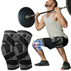 KOKILA - 2 Pack Rodilleras Deportivas Rodillera Elásticas Ajustable M