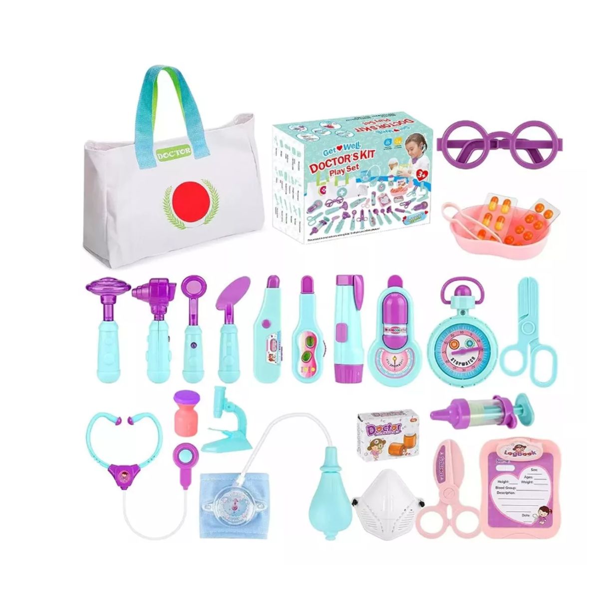 GENERICO - Set Juguetes Medico Doctor Niños Infantil Con Luz Y Sonido