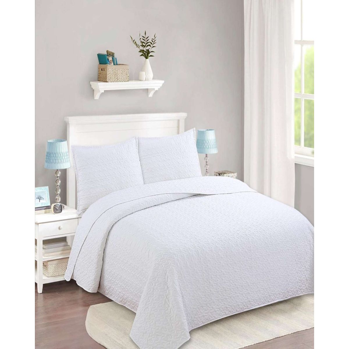 GENERICO - Cubrecama de verano king-superking material quilt