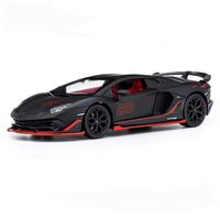 Autos Coleccion Lamborghini Aventador Svj Escala 1 :43 negro
