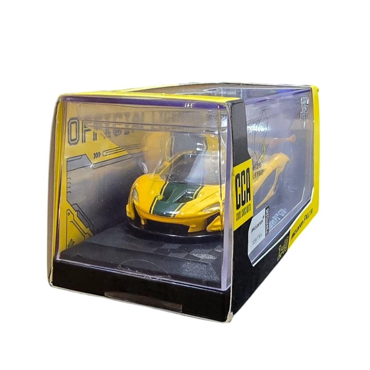 GENERICO - Autos Coleccion Mclaren P1 GTR Escala 1 :40 Color amarillo