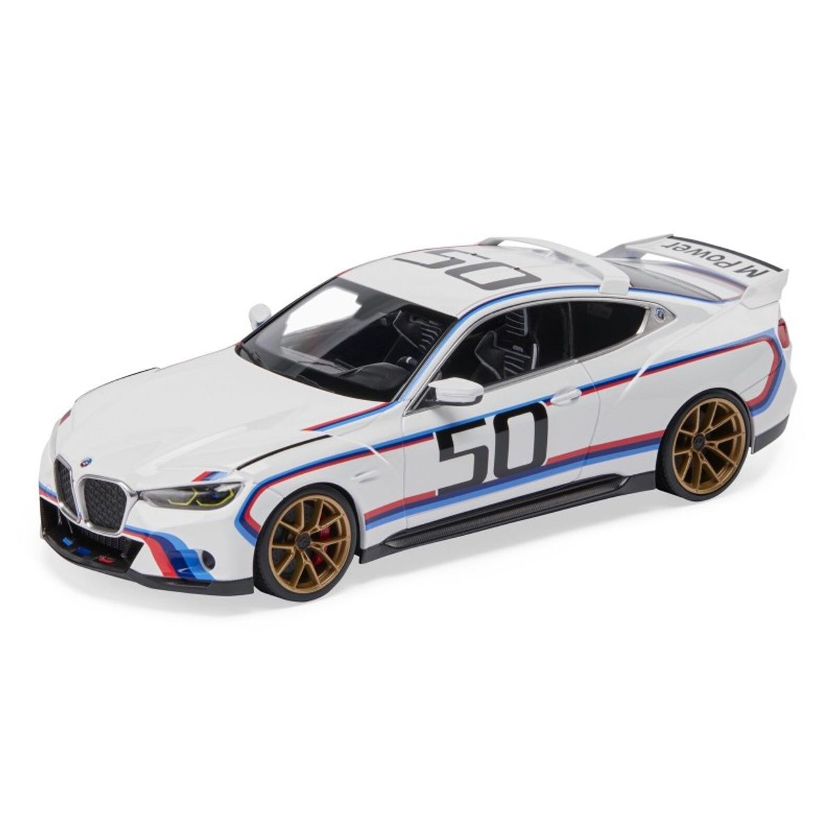 GENERICO - Autos Coleccion Bmw 3.0 CSL Escala 1 :42 Color blanco