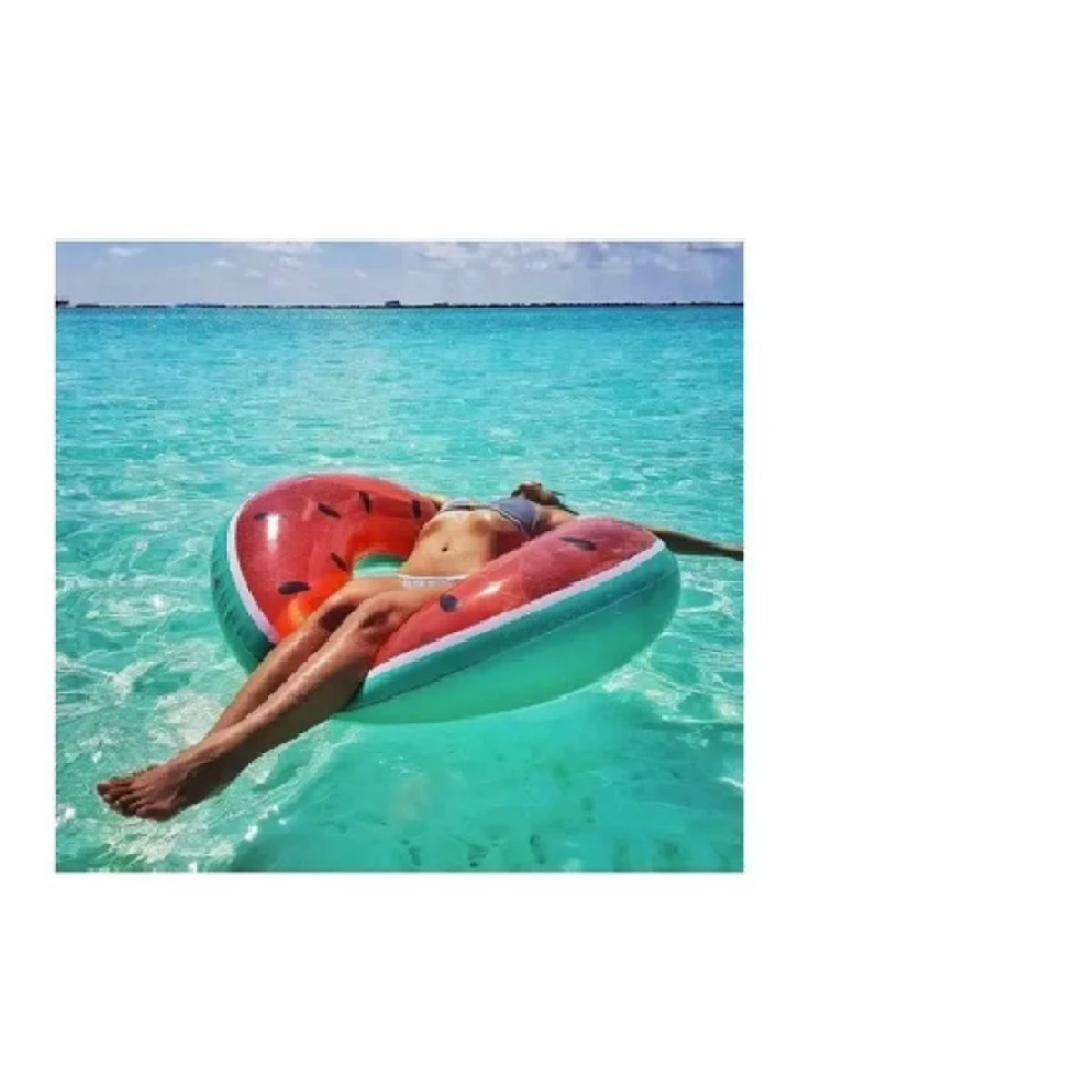 GENERICO - Flotador Sandía 120 Cm , Sandía Piscina Playa Verano