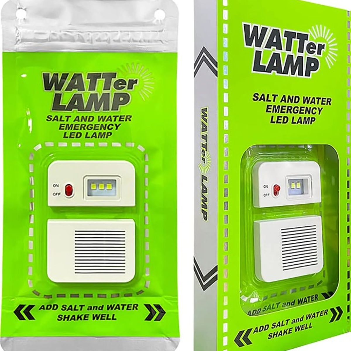 GENERICO - Lampara De Sal Led Luz Para Emergencia Camping Pesca 200hrs