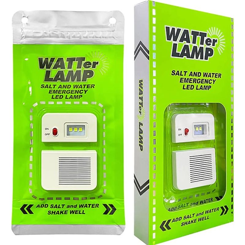 GENERICO - Lampara De Sal Led Luz Para Emergencia Camping Pesca 200hrs