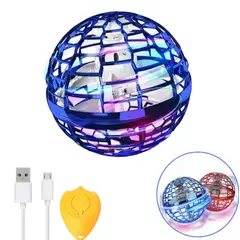 GENERICO - Bola Voladora Luminosa Con Control Remoto Y Luces Led Azul