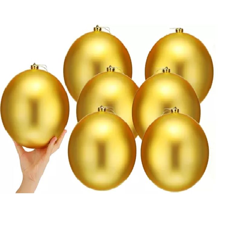 GENERICO - Pack 6 Esferas Navidad Bambalinas 6cm Adornos Para Arbolito