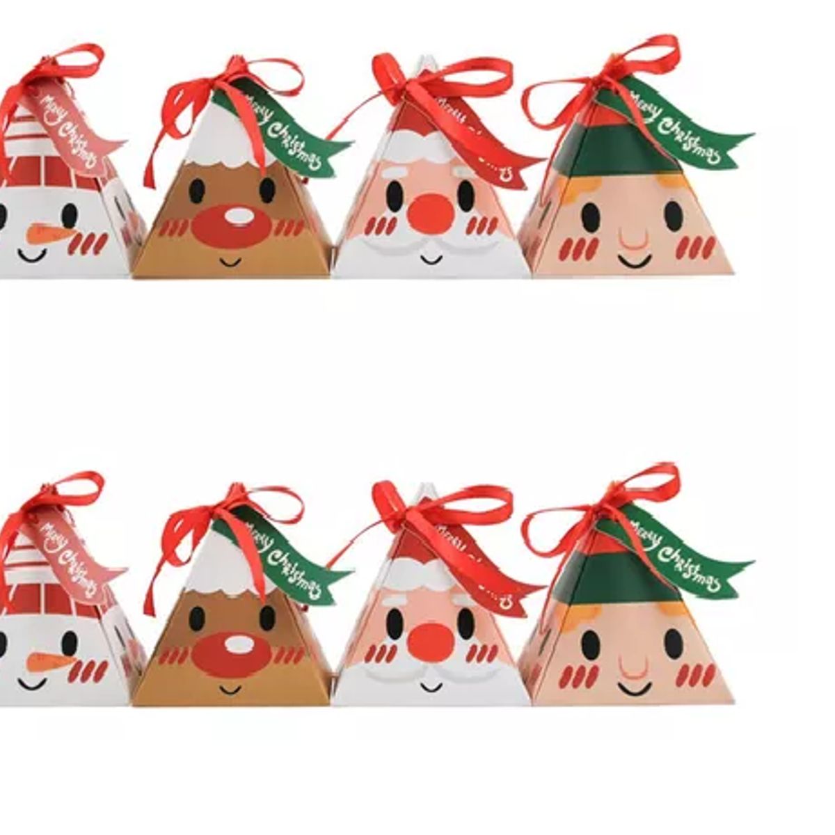 GENERICO - 50 Cajas De Regalo Navidad Galletas Suministros Navideña
