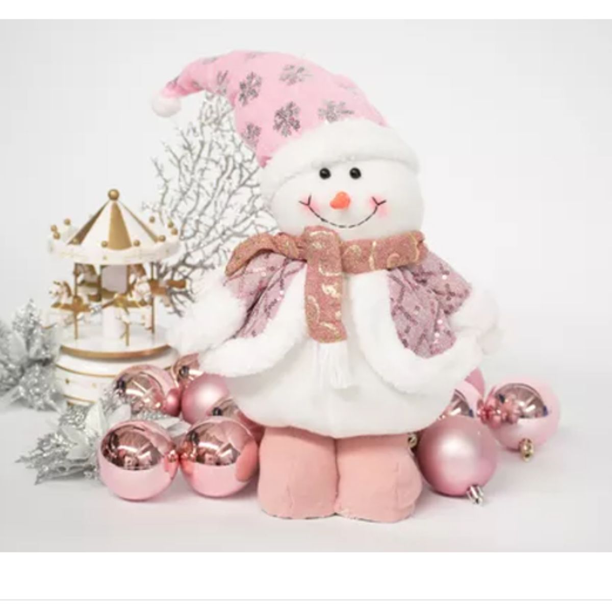 GENERICO - Pack 6 Esferas Navidad Bambalinas 6cm Adornos Para Arbolito