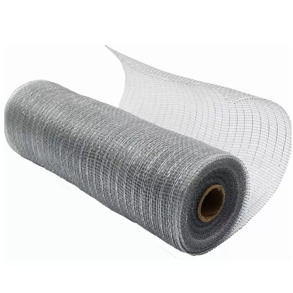 GENERICO - Malla Para Árbol Navidad Cinta Decorativa 25cm Por 8 M Gris