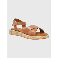 HUSH PUPPIES - Sandalia Café Claro Mujer Concetta