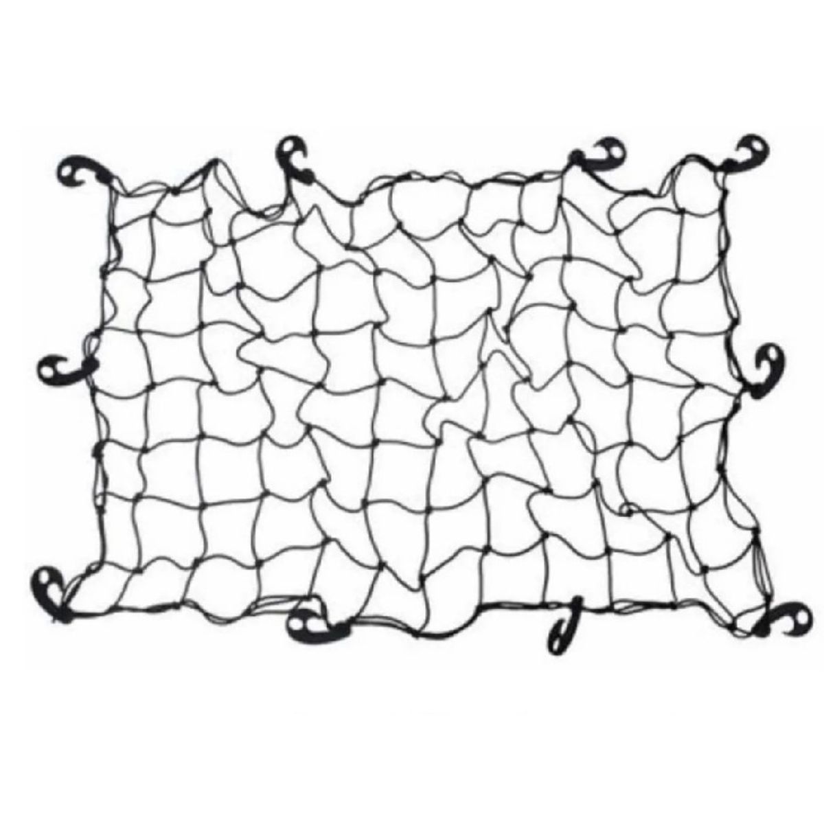 GENERICO - Malla Cubre Pick Up Elástica Extra Grande 2 mts Negro