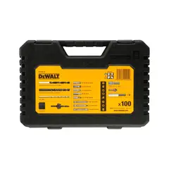 DEWALT - Kit taladro 1/2" 20V + 100 accesorios DCD7781S2A-B2