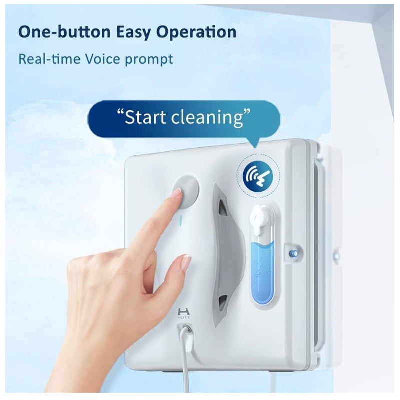 HUTT - HUTT Robot Limpia Vidrios Smart Window Cleaning Robot W8